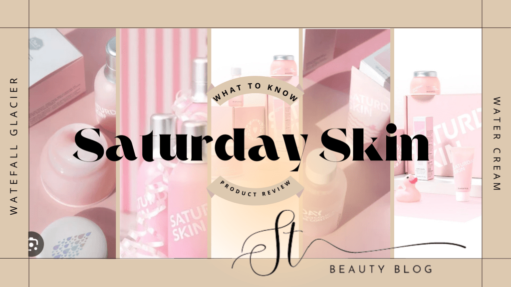 Saturday Skin’s Waterfall Glacier water&nbsp;cream